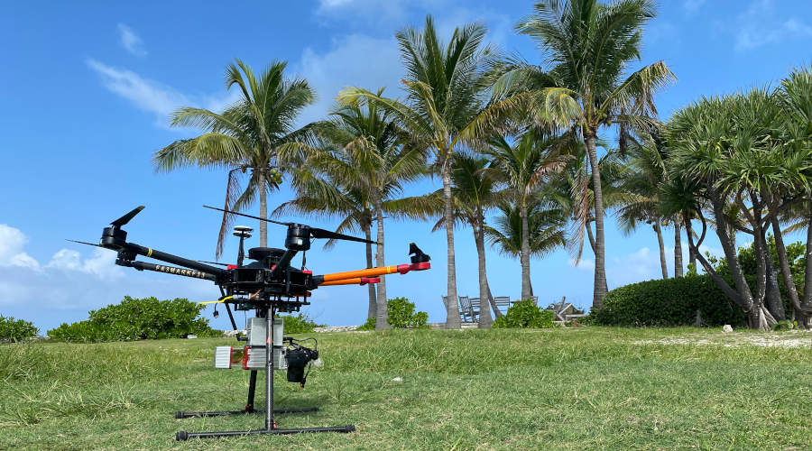 Aerial Lidar - drone with up-to-date lidar system